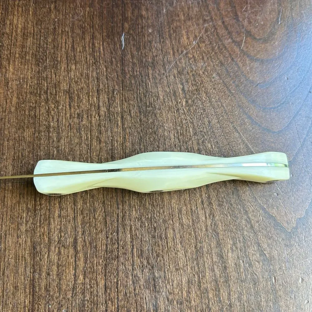 Cutco 1729 KB Petite Carver Kitchen Knife Pearl White Made in USA